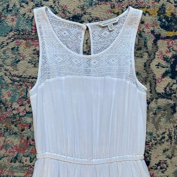 ✝️ AEO | NWOT • Gorgeous White Maxi Dress - Picture 2 of 12